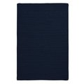 Colonial Mills Colonial Mills Rug H561R024X036S Simply Home Solid - Navy 2 ft. x 3 ft. Braided Rug H561R024X036S